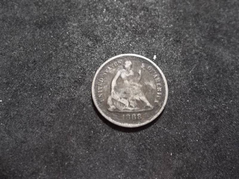 1868 S Half Dime