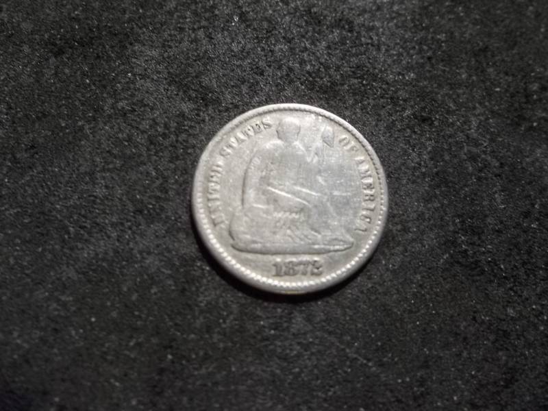 1872  Half Dime