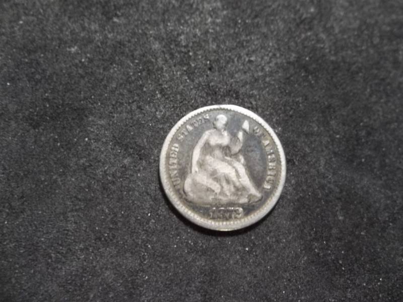 1872  Half Dime
