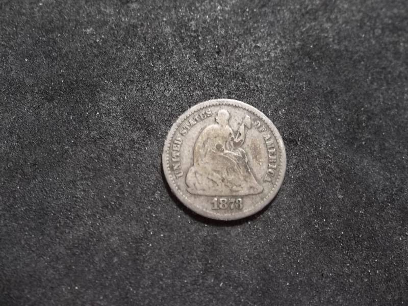 1873 S  Half Dime