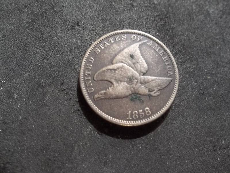 1858 Flying Eagle Cent Small Letters
