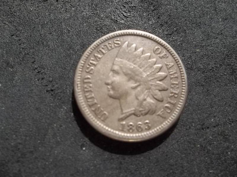 1863 Indian Head Cent