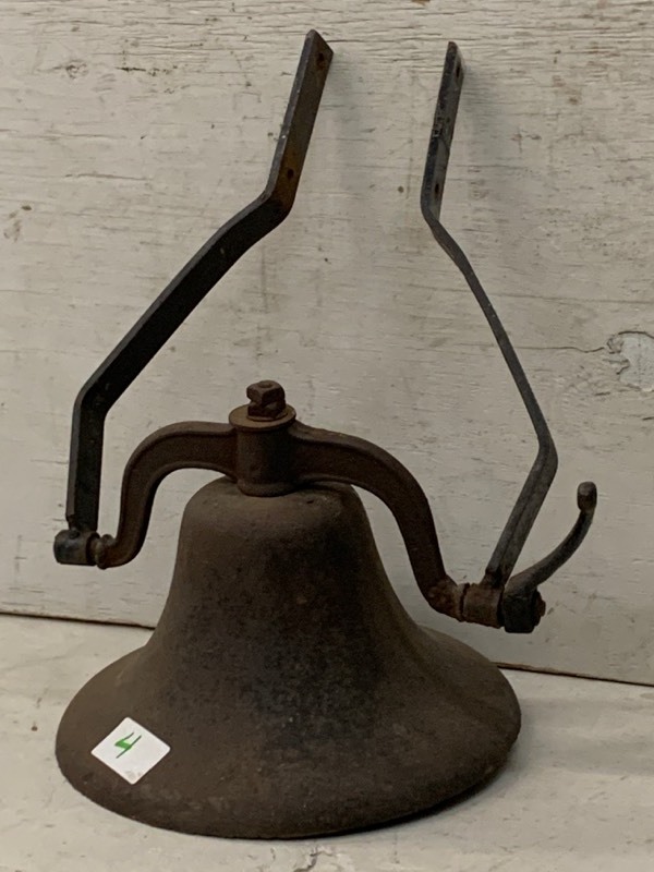 lot 4 image: Antique Cadet Iron Bell