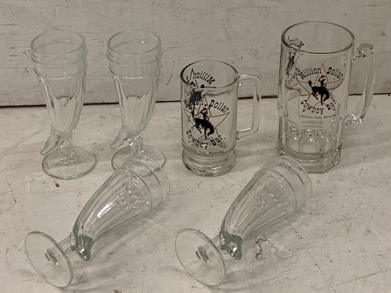 lot 62 image: Lot Of (6) Drink Glasses