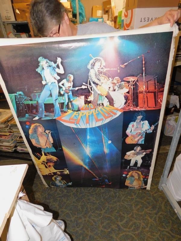 Rolling Stone Albums 8 Tracks &Led Zeppelin Large  Poster