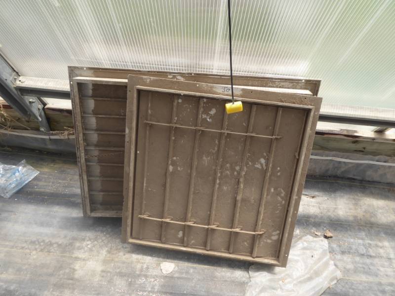 lot 50 image: Lot of Two Greenhouse Louvers