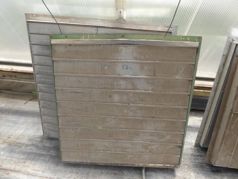 lot 52 image: Lot of Two 3 Greenhouse Louvers
