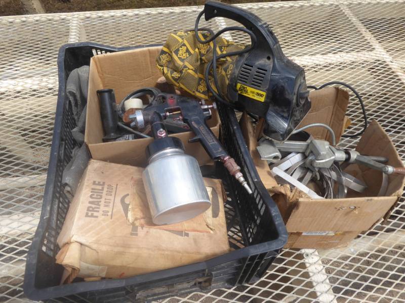 lot 81 image: Banding Tool, Paint Spray Gun, and More
