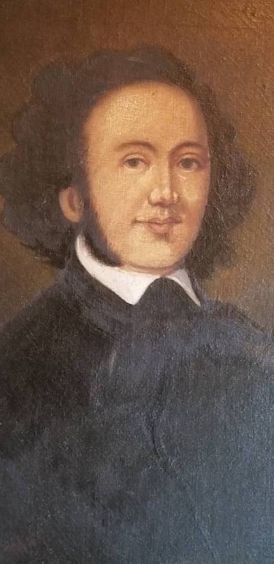 lot 65 image: Vintage Oil Portrait - Gentleman in Black