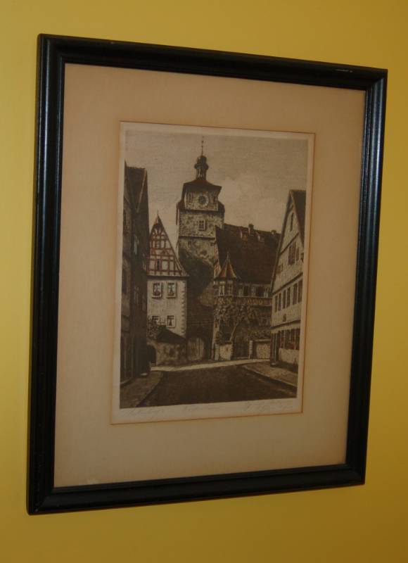 lot 68 image: Traditional German Etching