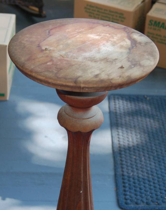 lot 57 image: Vintage Wood Plant Stand