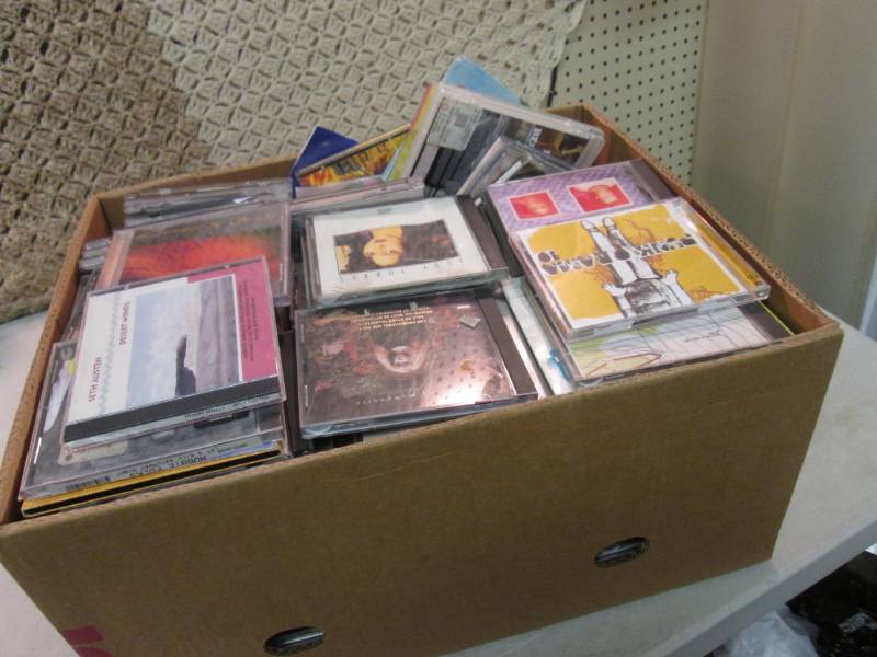 lot 16 image: Box Full of Misc CDs  C-3...
