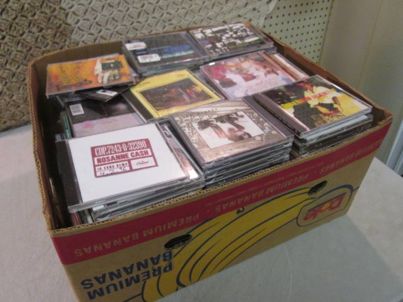 lot 20 image: Box Full of CDs  C-3...