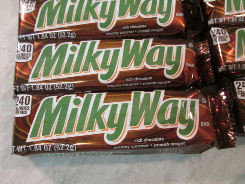lot 47 image: 12 Milky Way Candy Bars Best by Apr...