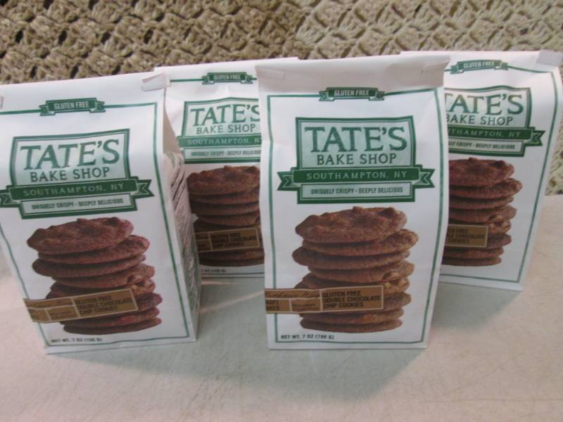 lot 58 image: 4 Bags of Tates Bake Shop Gluten F...