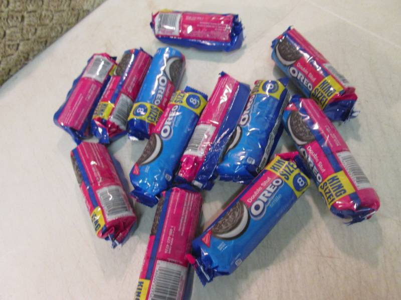 lot 55 image: 12 Packs of Double Stuf Oreo Cookie...