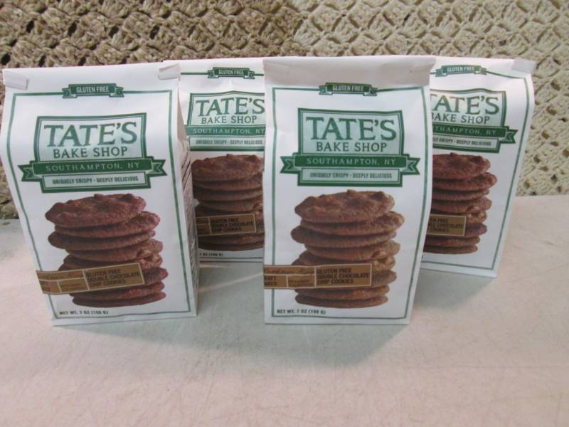 lot 56 image: 4 Bags of Tates Bake Shop Gluten F...