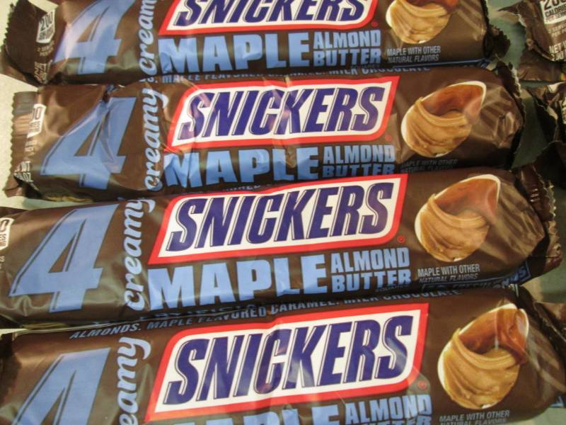 lot 97 image: 12 Snickers Maple Almond Butter Can...