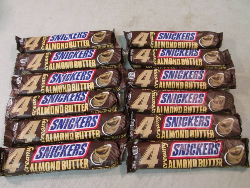 lot 98 image: 12 Snickers Maple Almond Butter Can...