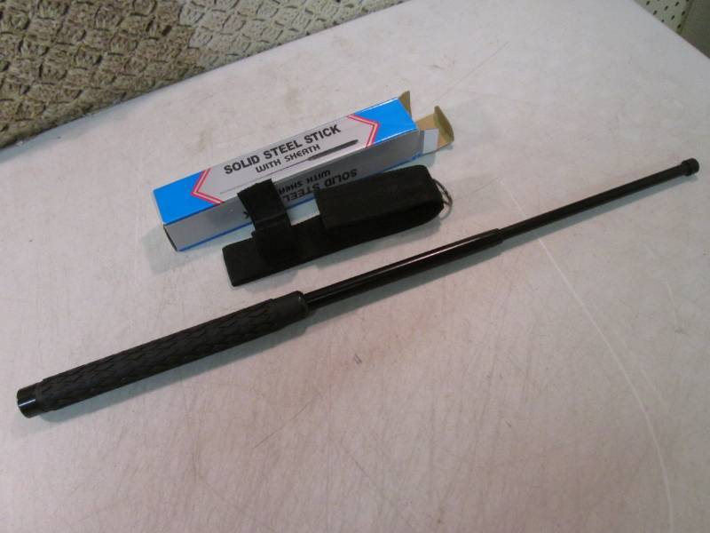 lot 120 image: 26 Telescopiing Baton with Rubber ...