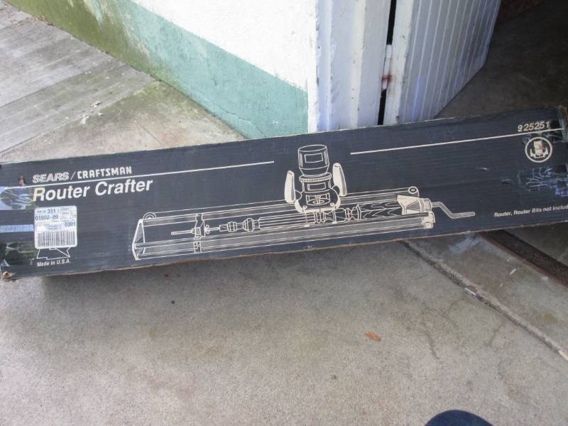 lot 129 image: Craftsman Router Crafter New never ...