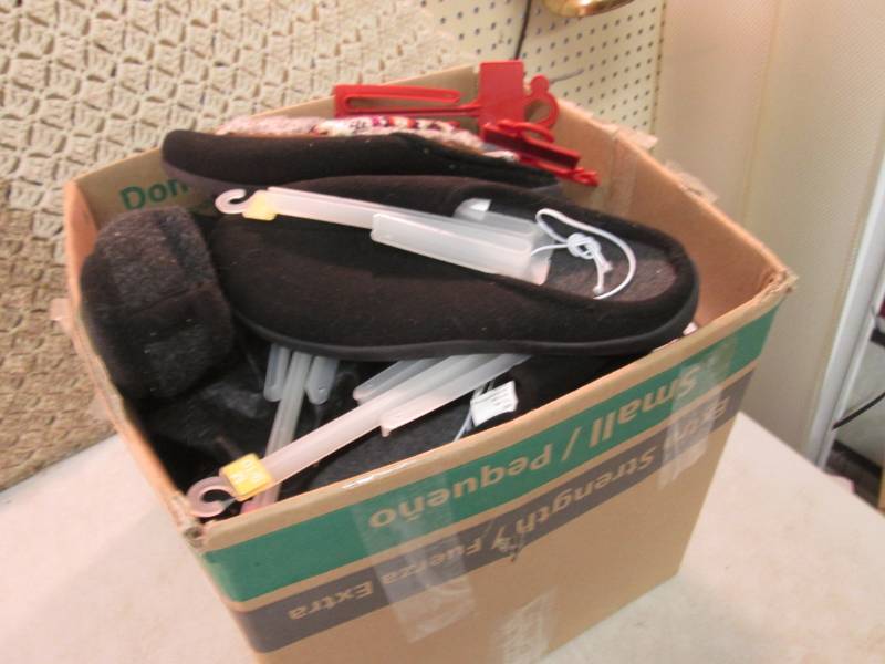 lot 133 image: Box Full of Misc Slippers Assorted ...