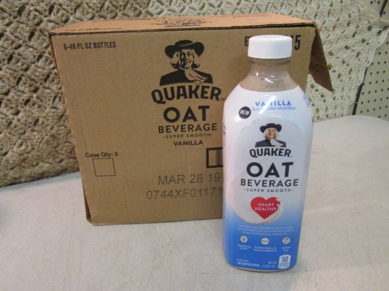 lot 186 image: 11 Cases of Quaker Oat Vanilla Beve...