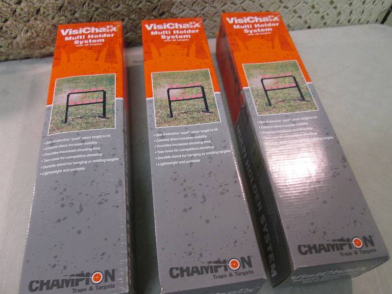 lot 203 image: Lot of 3 Champion Traps & Targets V...