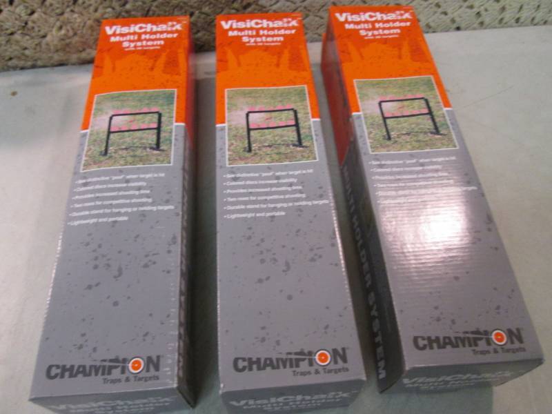 lot 204 image: Lot of 3 Champion Traps & Targets V...