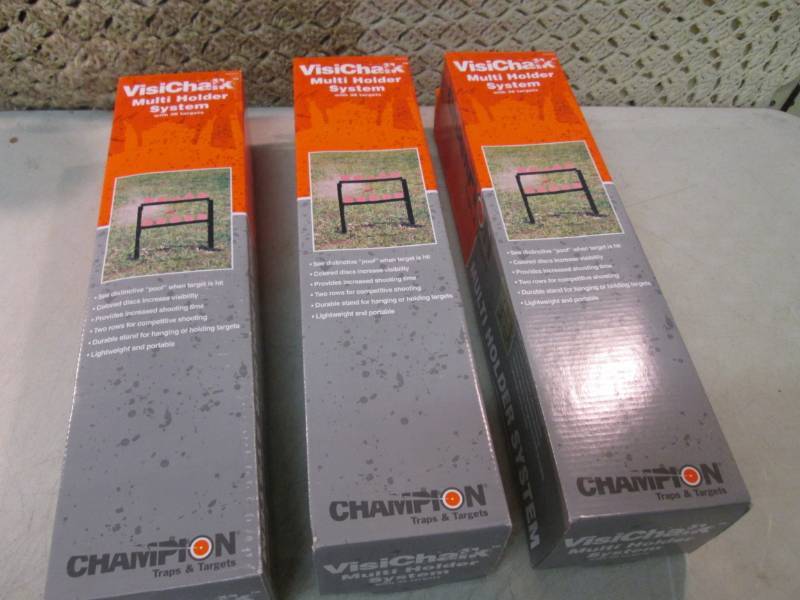 lot 206 image: Lot of 3 Champion Traps & Targets V...