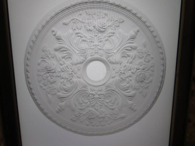 lot 213 image: Hampton Bay 28 White Cape May Ceil...