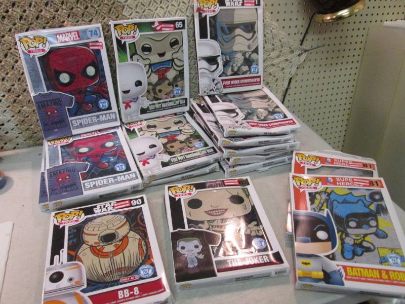 lot 222 image: Lot of 16 Pop Tees T-Shirts Assort...