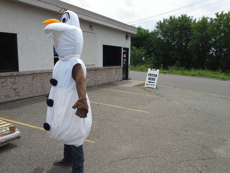 Adorable Snowman Costume