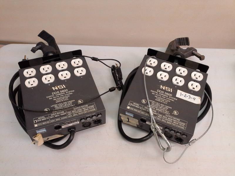 lot 142 image: Lot of (2) NSI DDS5600 Digital Dimming System