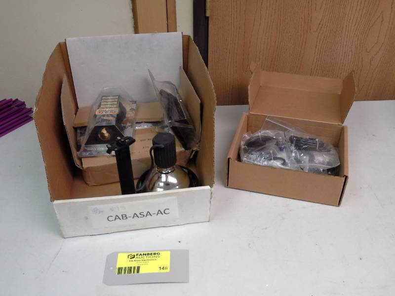 lot 148 image: Gold Series 10ft. Modem Cables, Laptop Cable Locks