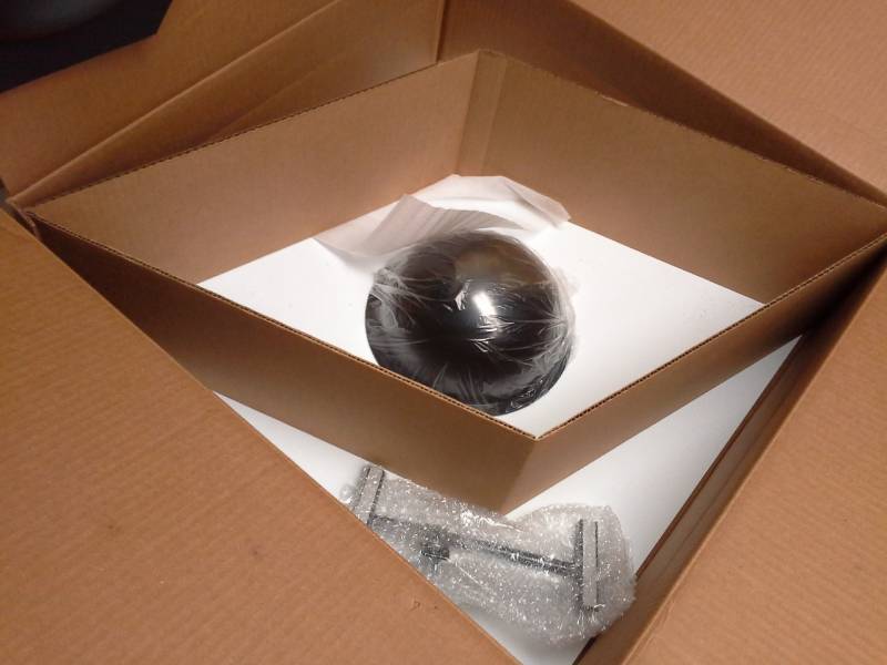 lot 163 image: Wren Solutions Analog Fixed Dome Camera CR8-L-T2 Ceiling Assembly 8in. Kit