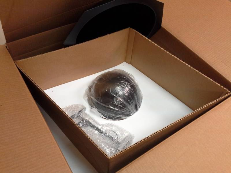 lot 164 image: Wren Solutions Analog Fixed Dome Camera CR8-L-T2 Ceiling Assembly 8in. Kit