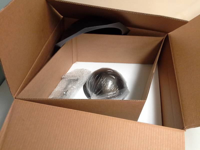 lot 166 image: Wren Solutions Analog Fixed Dome Camera CR8-L-T2 Ceiling Assembly 8in. Kit