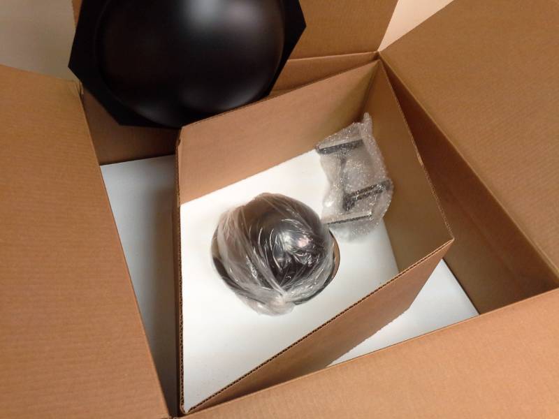 lot 168 image: Wren Solutions Analog Fixed Dome Camera CR8-L-T2 Ceiling Assembly 8in. Kit