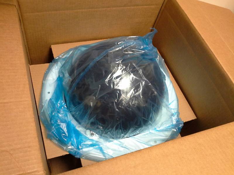 lot 171 image: Wren Solutions Analog Fixed Dome Camera EG12RBW-M-HB-C Recessed Flush Mount Housing 12in.