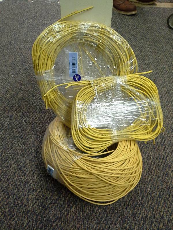 lot 196 image: Lot of (3) Cat5e Cable Bundles