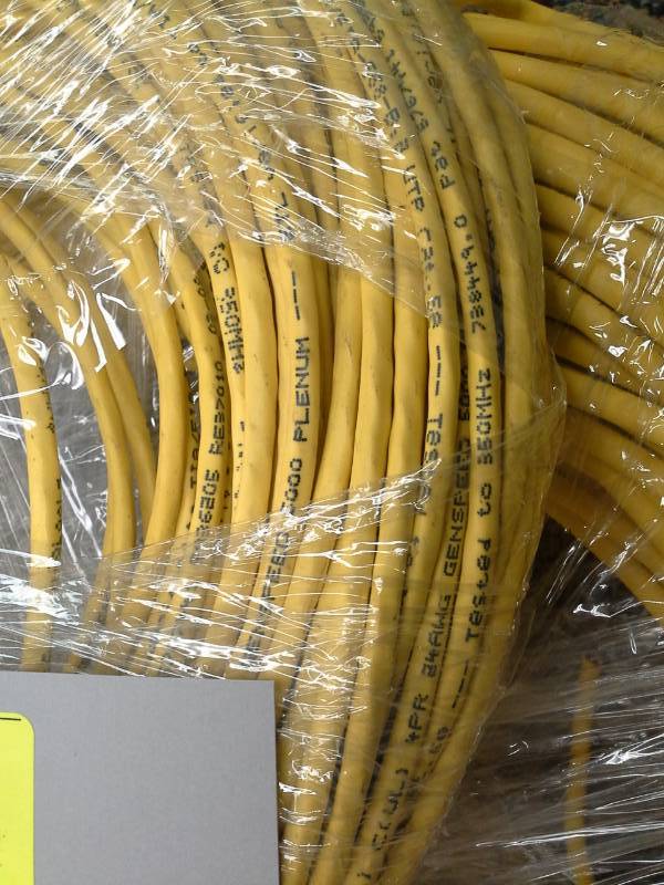 lot 197 image: Lot of (2) Cat5e Cable Bundles