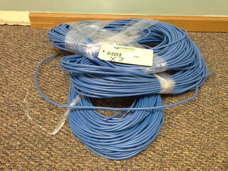 lot 199 image: Lot of (3) Cat6 Cable Bundles