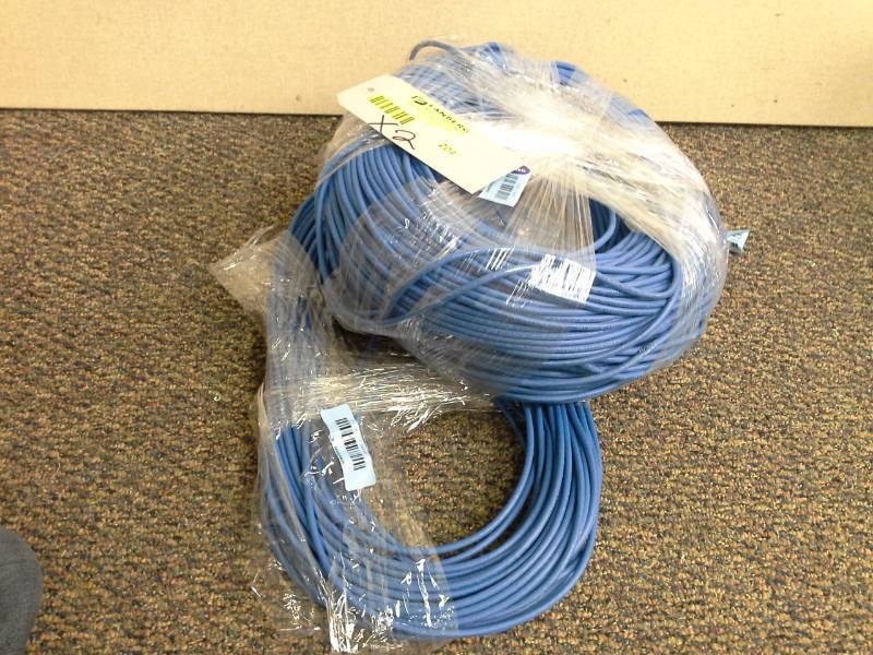 lot 204 image: Lot of (2) Cat6 Cable Bundles
