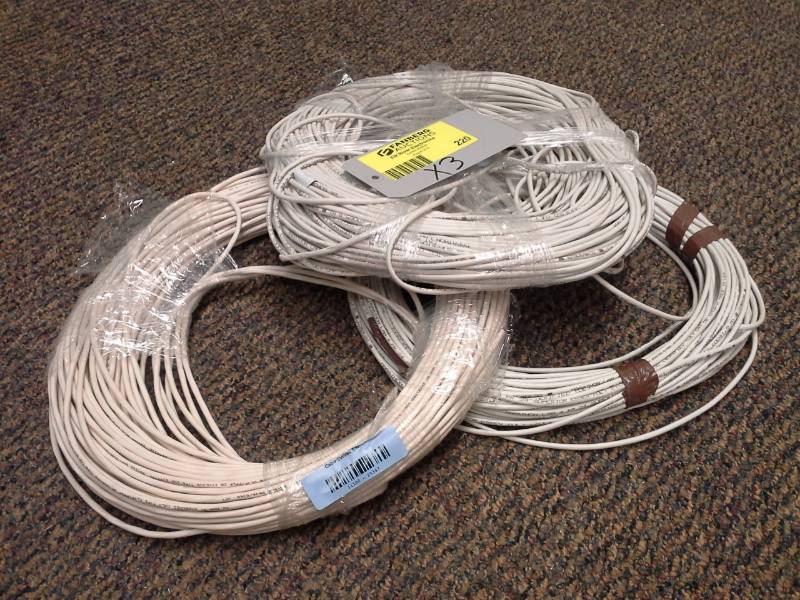 lot 220 image: Lot of (3) Cat5e Cable Bundles