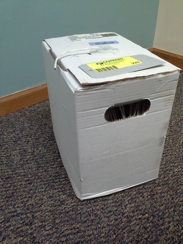 lot 225 image: Power Limited Fire Alarm Cable 18AWG 2 Cond Str BC Shielded Plenum Box