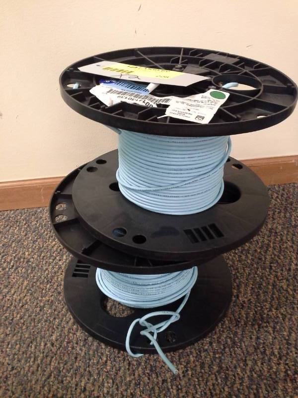 lot 228 image: Lot of (2) Cat5e Cable Spools