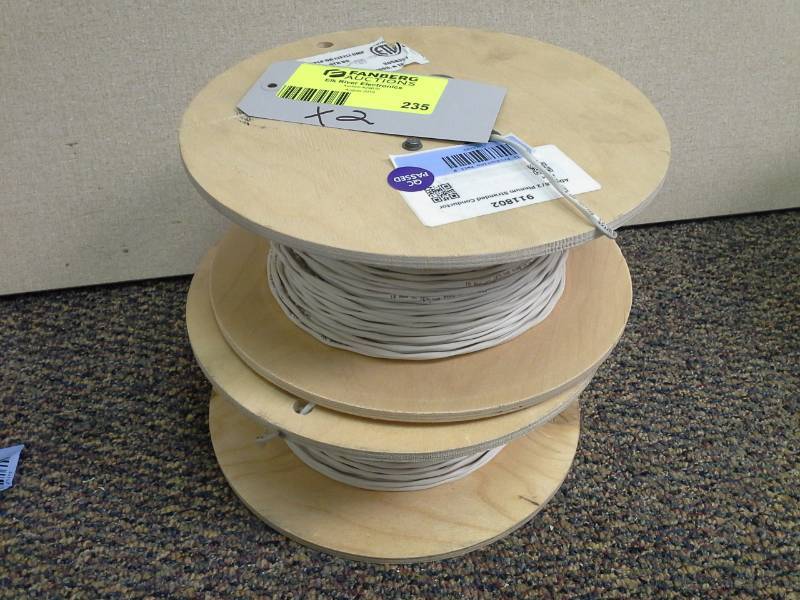 lot 235 image: Lot of (2) ADC 182 Plenum Stranded Conductor 911802 Spool