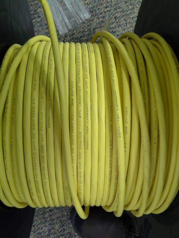 lot 242 image: Bertek LANmark XTP Cat6A CMPUTP Spool