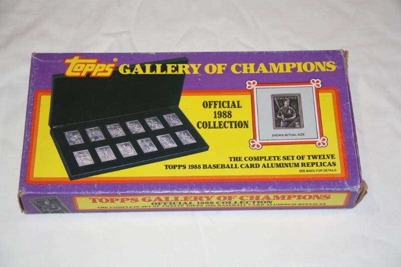 1988 Topps Gallery of Champions Metal Box Set